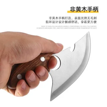 Домакински Обвалочный нож, Ръчен Нож за месо на скара, цевье, Кухненски Нож за Месо, монголски кройка, Ръчен Нож за пържене Агнешко месо на открито