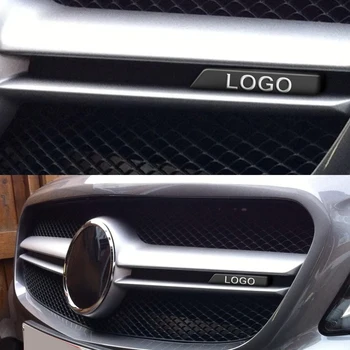 Емблемата на предната Решетка на Автомобила За Лого AMG на Mercedes Benz W212 W213 W202 W211 W176 W210 W205 GLA GLC CLS E63 Емблемата на Предната Решетка Икона Стикер