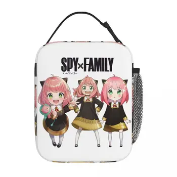 Ени Forger Spy X Family, термоизолированные чанти за обяд, училище за многократна употреба, кутии за Bento, термоохладитель за обяд