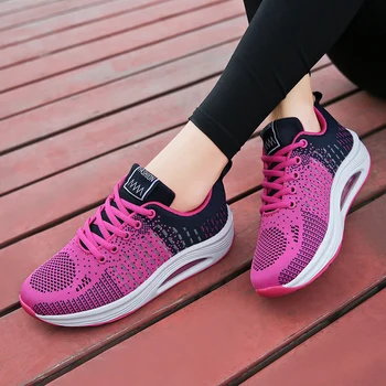 Есен 2023 г., нова дамски обувки, дишаща удобни ежедневни обувки, маратонки за жени, модни спортни дамски обувки за бягане