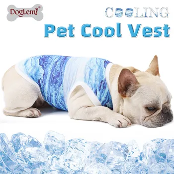 Жилетка от студ за домашни любимци, дишаща летни дрехи за кучета, предотвращающая топлинен удар, охлаждащ костюм за домашен любимец, наистина хубави дрехи за котки