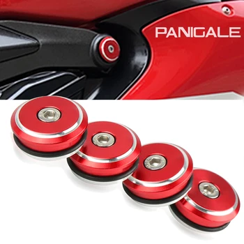 За Ducati 899 959 1199 1299 Panigale S 1199Panigale S 2012-2017 2015 2016 Капачка с дупка в Рамката и Поставете в Рамка, на Кутията Panigale V4