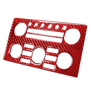 За Nissan GTR R35 2008-2016, естествено въглеродни влакна, централна панелът за регулиране на силата на звука, рамка, накладки, автомобилни аксесоари, червен цвят