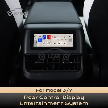 За Tesla Model 3 Y, дисплей задна управление, развлекателна система с докинг станция за издаване количество газове, аксесоари за модификация на автомобила