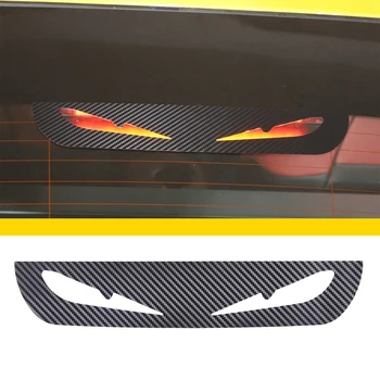 За Toyota GR Supra A90 2019-2022, задна светлина PVC и въглеродни влакна, декоративна стикер, аксесоари за промяна на външността на колата