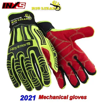 ЗАЩИТНИ ръкавици INXS 2021 за механици, които предпазват от удари, порязвания, убождания, които са Устойчиви към въздействието на масла, трайни работни ръкавици за езда