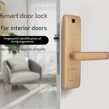 Интелигентна система за заключване на вратите с отпечатъци от пръсти, вътрешен система за заключване на вратите, домакински противоугонный система за заключване, брава за спални, Автоматично заключване на вратите с карта-кърпа