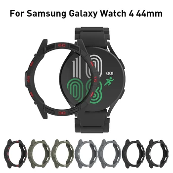 Калъф SIKAI за Samsung Galaxy Watch 4 44 мм, защитната капачка от TPU, броня, каишка за Samsung Galaxy Watch4 44 мм