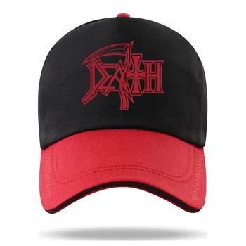 Качулки DEATH с принтом рок-група HEAVY METAL, бейзболна шапка в тон, шапки-шапки, приталенные ежедневни шапки за татко за мъже и жени, унисекс