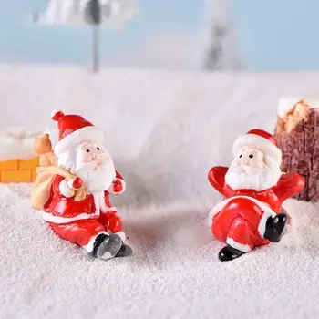 Коледна украса мини-Приказна градина Миниатюрни Фигурки от смола, коледна украса 