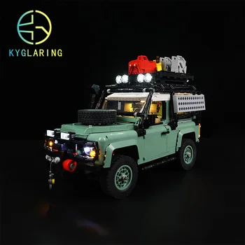 Комплект led подсветка Kyglaring за 10317 Land Rover Classic Defender 90, plug-in модел (градивни елементи в комплекта не са включени)
