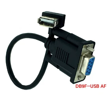 Конектор RS232 DB9 към USB 2.0 Конектора на сериен кабел адаптер конвертор 8 