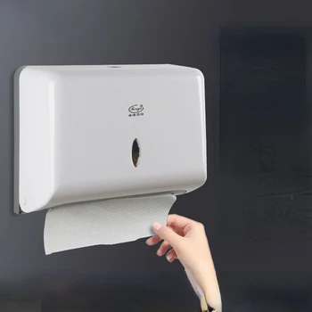 Кутия за салфетки Стенен държач за хартиени кърпи Неперфорированный диспенсер за кърпи за кухня, тоалетна, баня, държач за хартиени кърпи за ръце