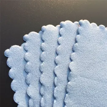 Кърпа за почистване на автомобилни стъкла от микрофибър с покритие от микрофибър, Мека вощеная синята 20 Мл