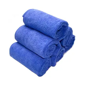 Кърпа от микрофибър за грижа за автомобила, пране, сушене, полироль, спортно быстросохнущее коварен кухненски кърпи за почистване син цвят