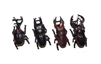 Лот от 4 играчки Yujin Insect Allomyrina Beetle Bug, статуетка, модел, колекция от
