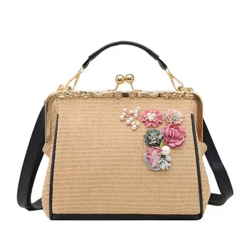 Луксозна дизайнерска дамска чанта за банкет, чанти-незабавни посланици, женствена чанта през рамо в европейски Стил, ретро-кожена чанта с пайети, дамски чанти-тоут за партита