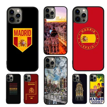 Мадрид е Столицата на Испания Калъф за телефон за iphone SE2020 15 14 11 12 13 Pro XR XS MAX 7 8 Plus на корпуса cover shell
