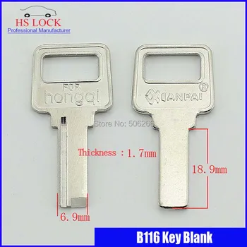 Малка заготовка за ключ от вратата с зародышем дясната баня kuihua, събиране на граждански ключ, подходящ за машина за вертикално рязане ключове B116