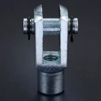 Метален стволови бутални пневматични цилиндъра с дърворезба Y-образен панта за пневматичен цилиндър с диаметър 16 мм, механично оборудване