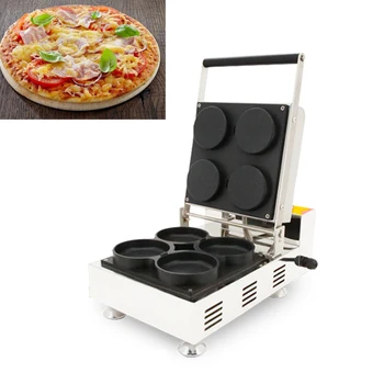 Мини машина за приготвяне на пици, 4 бр., машина за печене на вафли, машина за печене на закуски, машина за печене на пица