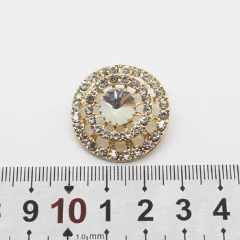 Модерен нов стил, 5 парчета, копчета с големи диаманти 10 мм, sew копчета с диаманти във формата на короната, изкуствени бижута и аксесоари