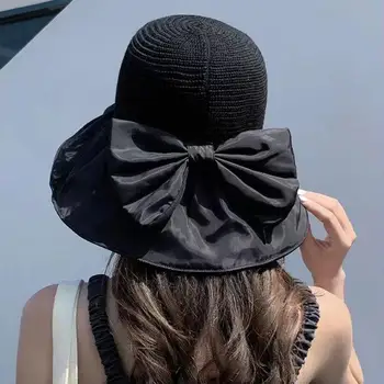 Модерна дамска шапка, вязаный купол, сгъваема дамски однотонная шапка рибар, дишаща шапка за басейна, Модни Аксесоари