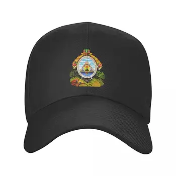 Модерна шапка на шофьор на камион с стопанските Хондурас за мъже и жени, персонални регулируема бейзболна шапка за възрастни, лятна
