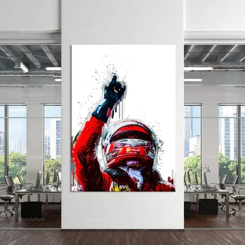 Монако (Scuderia Ferrari) Monaco Star/стенно изкуство върху платно