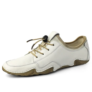 Мъжки обувки от волска кожа, велур, мъжки лоферы, обувки, модни слипоны, обувки за шофиране, висококачествена и мека, лесна мъжки обувки от велур