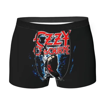 Мъжки слипове-боксерки на Ози Озбърн, певец, рок-хеви-метъл Ozzy Band, дышащее творческа бельо, панталони с принтом най-високо качество