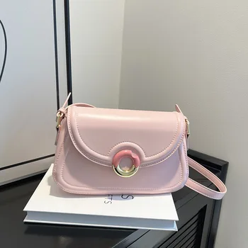 Нишевая дизайнерска чанта, Нова модерна чанта на едно рамо, подмышечная чанта, текстура в чужд стил, малка квадратна чанта, дамски модни чанти, чанта-месинджър