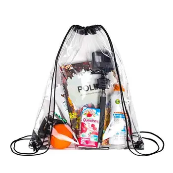 Нов прозрачен раница на съвсем малък, училищна чанта-тоут, спортна чанта, спортен пакет