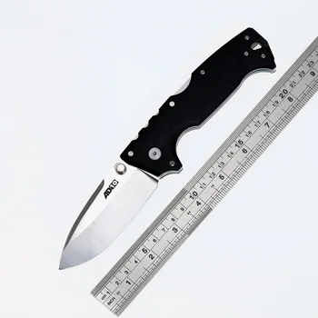 Нов сгъваем нож AD10 D2 Blade G10 Алуминиева стоманена дръжка за нощуване на открито Ловни оцеляване тактически джобни подарък ножове EDC инструменти