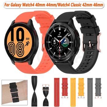 НОВ Цветен каишка от силикон линия 20 мм за Samsung Galaxy watch 3-42 мм Active 2-40 мм 44 мм/Galaxy Watch4 Гривна Huawei GT2 Pro каишка
