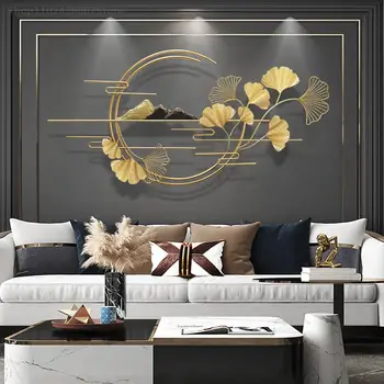 Нова декоративна висулка от ковано желязо в китайски стил, творчески диван, хол, спалня, ТВ-фон, за украса на стени