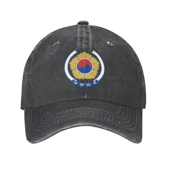 Нова мода памучен бейзболна шапка с емблемата на Южна Корея, дамски мъжки Регулируема шапка за татко, защита от Слънцето