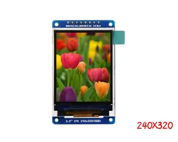 Новият 2,0-инчов IPS цял екран TFT-дисплей с цветен LCD модул SPI serial port HD 240x320