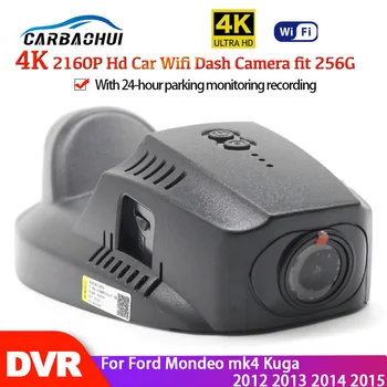 Новият 4K 2160P Авто Wifi видеорекордер Dash cam камера за Ford Mondeo mk4 Kuga 2012 2013 2014 2015-2019 високо качество за Нощно виждане full hd