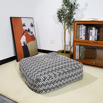 Огромен стол-чанта с пълнител, възглавници за сядане в спалнята и хола, възглавница, за да лежи на прозореца в японски стил, скандинавски разтегателен чанта