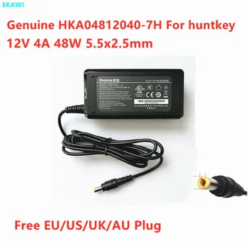 Оригинален адаптер huntkey HKA04812040-7H 4A 12V 48W 5.5x2.5mm HKA04812040-7D За лаптоп, Монитор, Захранване, Зарядно Устройство