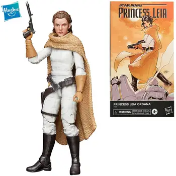 Оригиналната колекция от играчки Hasbro Star Wars The Black Series Princess Leia Organa, вдъхновена от комиксами, 6-инчов фигурка, модел