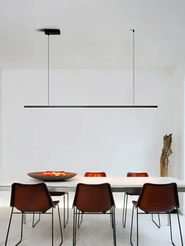 осветление на ресторанта, скандинавски модерен минималистичен дизайнерски офис, дълъг бар, полилей за трапезария, кухненски лампи, led полилей