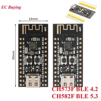 Основна такса CH573F CH582F МОЖНО 4.2 5.0 5.3 Bluetooth-съвместими модул такса за разработка на RISC-V 60 Mhz Оперативна памет 18 KB 32 KB 448 KB