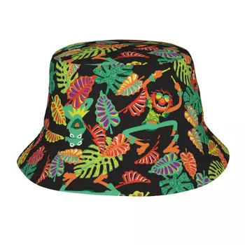 Плажната шляпная дрехи, Маппеты, тропически кермитовые шапки-кофи, уникални мъжки и дамски слънчеви шапки, Диснеевская шапка-боб, лека шапка за риболов, спорт на открито