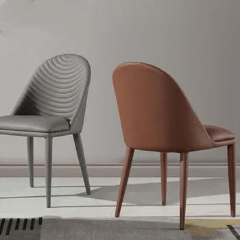 Подкрепа на гърба, трапезни столове, хол, Офис, Релаксация, Медитация, Модерен дизайнерски стол за почивка, Nordic Sillas Мебели за дома