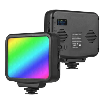Преносима RGB-Камера За Видео LED Fill Light 2500K-9900K Батерия За Конферентни Осветление за видео блог С Пряка Предаването на Видео