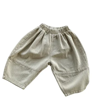 Пролетно-летни спортни панталони за малки момчета с еластична гумена лента за кръста, панталони за момчета в стил харадзюку, дрехи за момчета