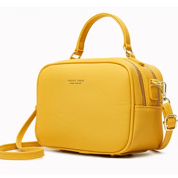 Прости висококачествени дамски чанти през рамо от мека изкуствена кожа, чанти голям капацитет, висококачествена дамска чанта през рамо, женствена чанта Bolsa