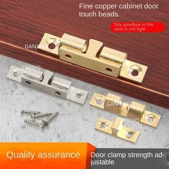 Профили AccessoriesPure Мед Двойна топка затвори Битумен заключване Ключалки на вратата на гардероба Сензорни мъниста бронзовата латунного цвят